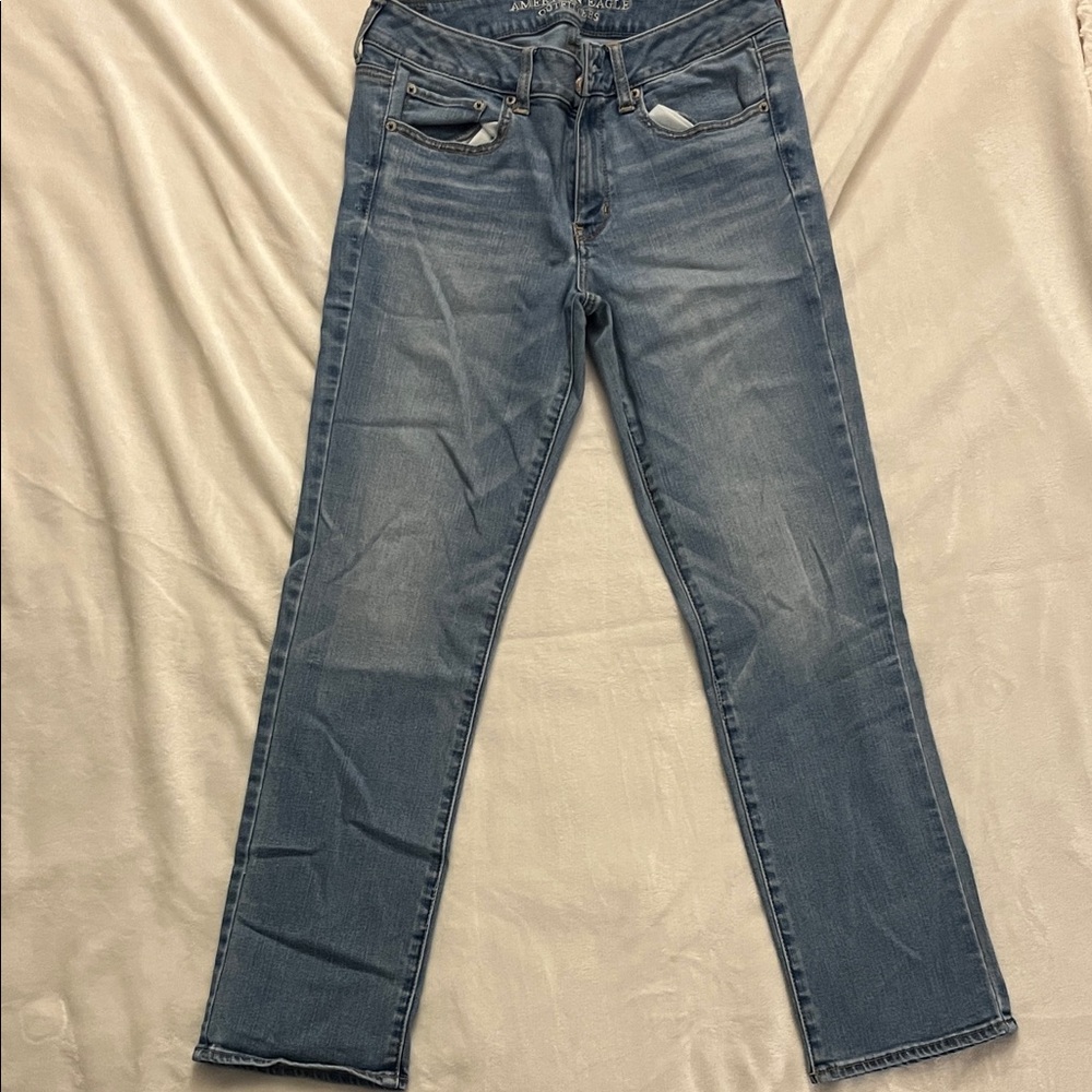 American Eagle Outfitters Blue Straight Leg Jeans